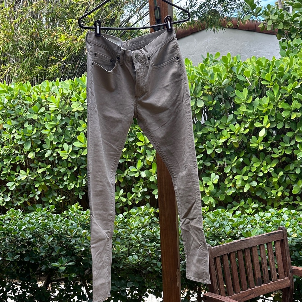GAP Slim Fit Light Gray Jeans
